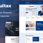 Consultax 1.2.2 – Financial Consulting Theme