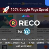 Reco 5.0.0 – Minimal Theme for Freebies