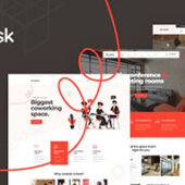 Codesk 1.1.2 – CoWorking Space Theme