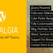 Nostalgia 7.5 – Responsive Portfolio Theme