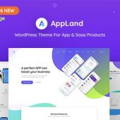 AppLand 2.9.4 – App and Saas Products Theme