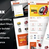 Mobimax 4.5 – Auto Parts WordPress Theme