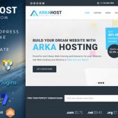 Arka Host 5.4 – WHMCS Hosting Corporate Theme