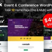EvenTalk 1.7.4 – Event Conference Theme