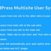 WordPress Multisite User Sync Unsync 2.0.0