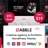 Dabble 1.5 – Creative Agency Portfolio Theme