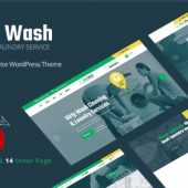 DirtyWash 1.0.5 – Laundry Service WordPress Theme