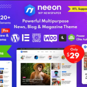Neeon 3.0.2 – News Magazine WordPress Theme