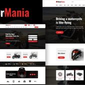 MotorMania 1.0.8 – Motorcycle Accessories Theme
