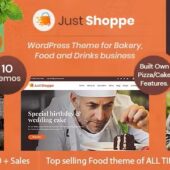 Justshoppe 12.3 – Elementor Cake Bakery Theme