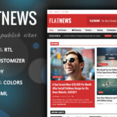 FlatNews 5.8 – Responsive Magazine Theme